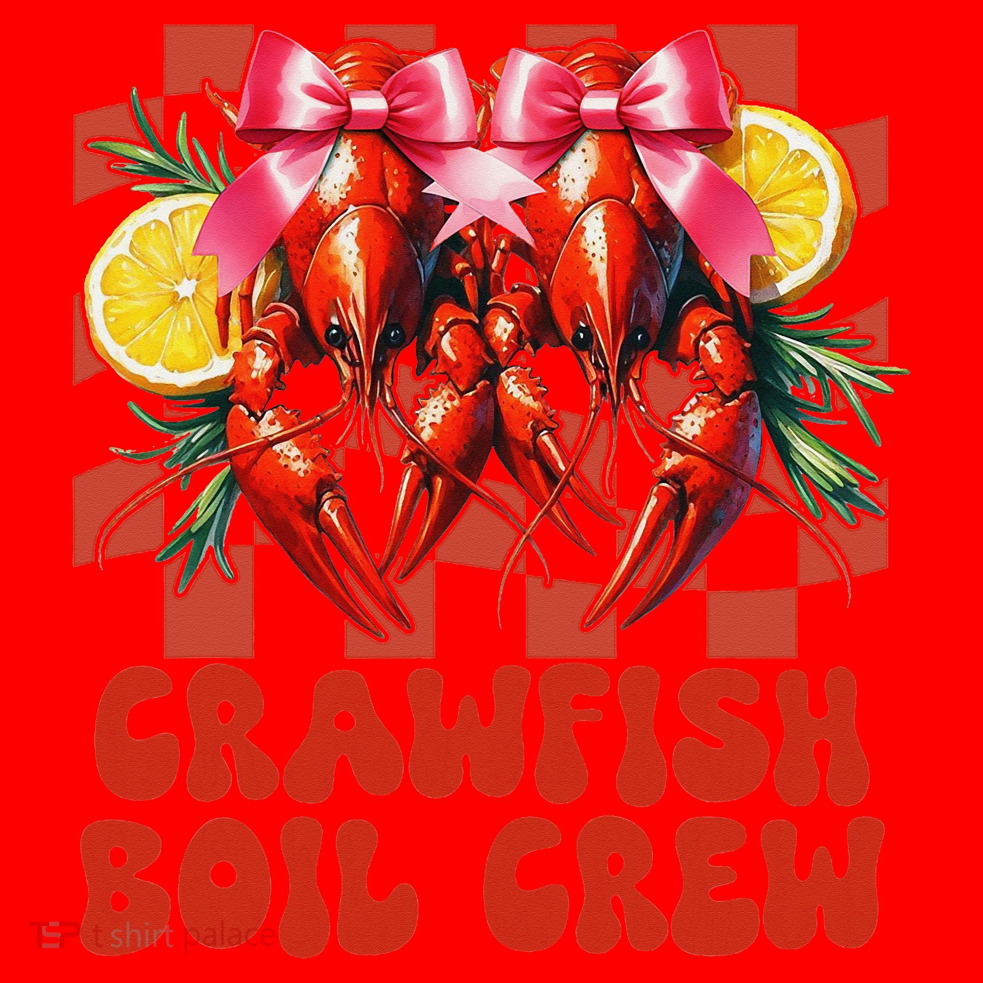 Crawfish Boil Crew Coquette Crawfish Season Cajun Seafood Santa Hat
