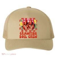 Crawfish Boil Crew Coquette Crawfish Season Cajun Seafood Yupoong Adult 5-Panel Trucker Hat thumb 0