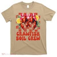 Crawfish Boil Crew Coquette Crawfish Season Cajun Seafood T-Shirt thumb 0
