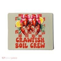 Crawfish Boil Crew Coquette Crawfish Season Cajun Seafood Mousepad thumb 0