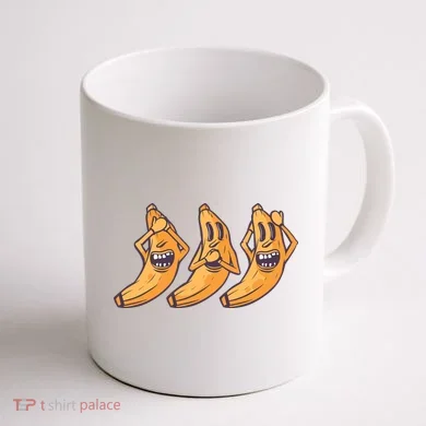 Crazy Bananas Coffee Mug back