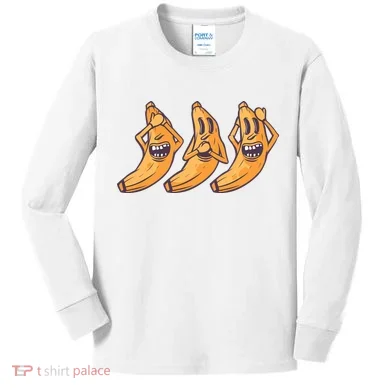 Crazy Bananas Kids Long Sleeve Shirt