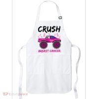 Crush Breast Cancer Awareness Monster Truck Apron thumb 0