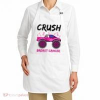 Crush Breast Cancer Awareness Monster Truck Apron thumb 2