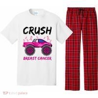 Crush Breast Cancer Awareness Monster Truck Pajama Set thumb 0