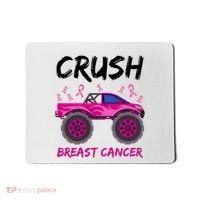 Crush Breast Cancer Awareness Monster Truck Mousepad thumb 0