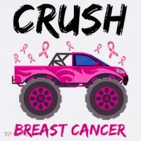 Crush Breast Cancer Awareness Monster Truck Mousepad thumb 1