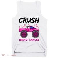 Crush Breast Cancer Awareness Monster Truck Tank Top thumb 0