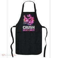 Crush Breast Cancer TRex Dinosaur Apron thumb 0