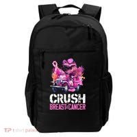 Crush Breast Cancer TRex Dinosaur Backpack thumb 0