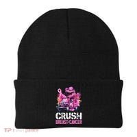 Crush Breast Cancer TRex Dinosaur Beanie thumb 0