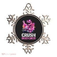 Crush Breast Cancer TRex Dinosaur Ornament thumb 0