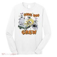 Code Boo Crew Funny Ghost Nurse Halloween Long Sleeve Shirt thumb 0