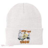 Code Boo Crew Funny Ghost Nurse Halloween Beanie thumb 0