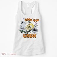 Code Boo Crew Funny Ghost Nurse Halloween Women's Tank Top thumb 0