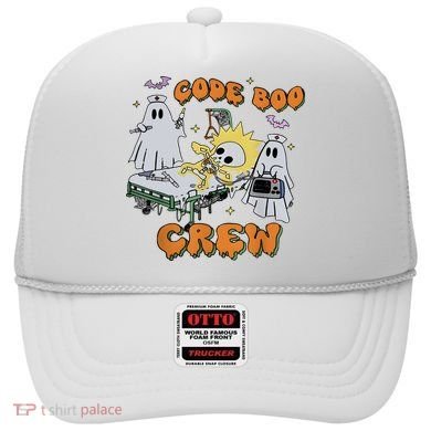 Code Boo Crew Funny Ghost Nurse Halloween Hat