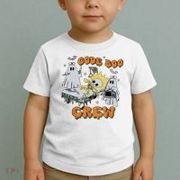 Code Boo Crew Funny Ghost Nurse Halloween Toddler T-Shirt thumb 2