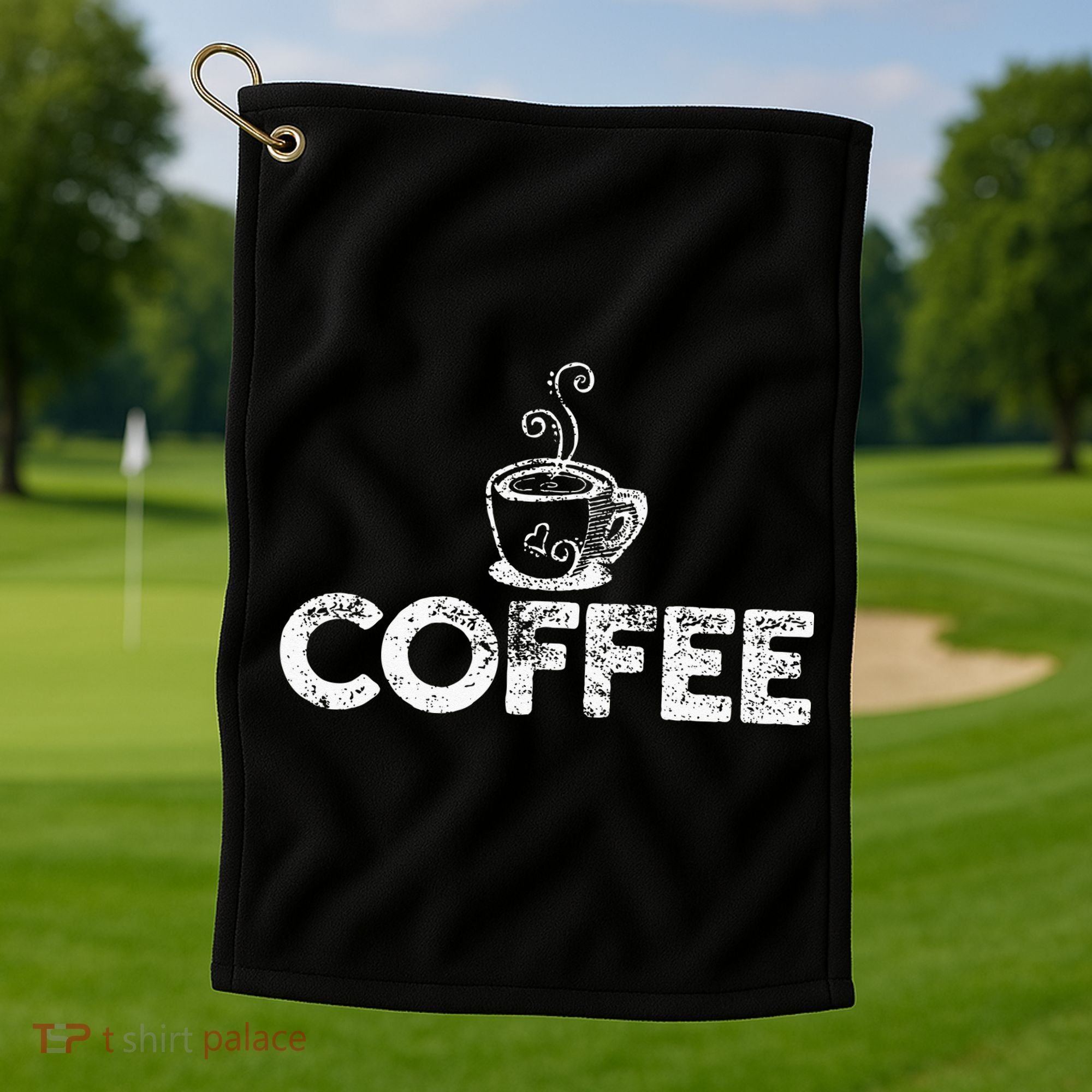 Coffee Barista Golf Towel