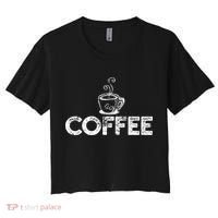 Coffee Barista Women's Crop Top Tee thumb 0