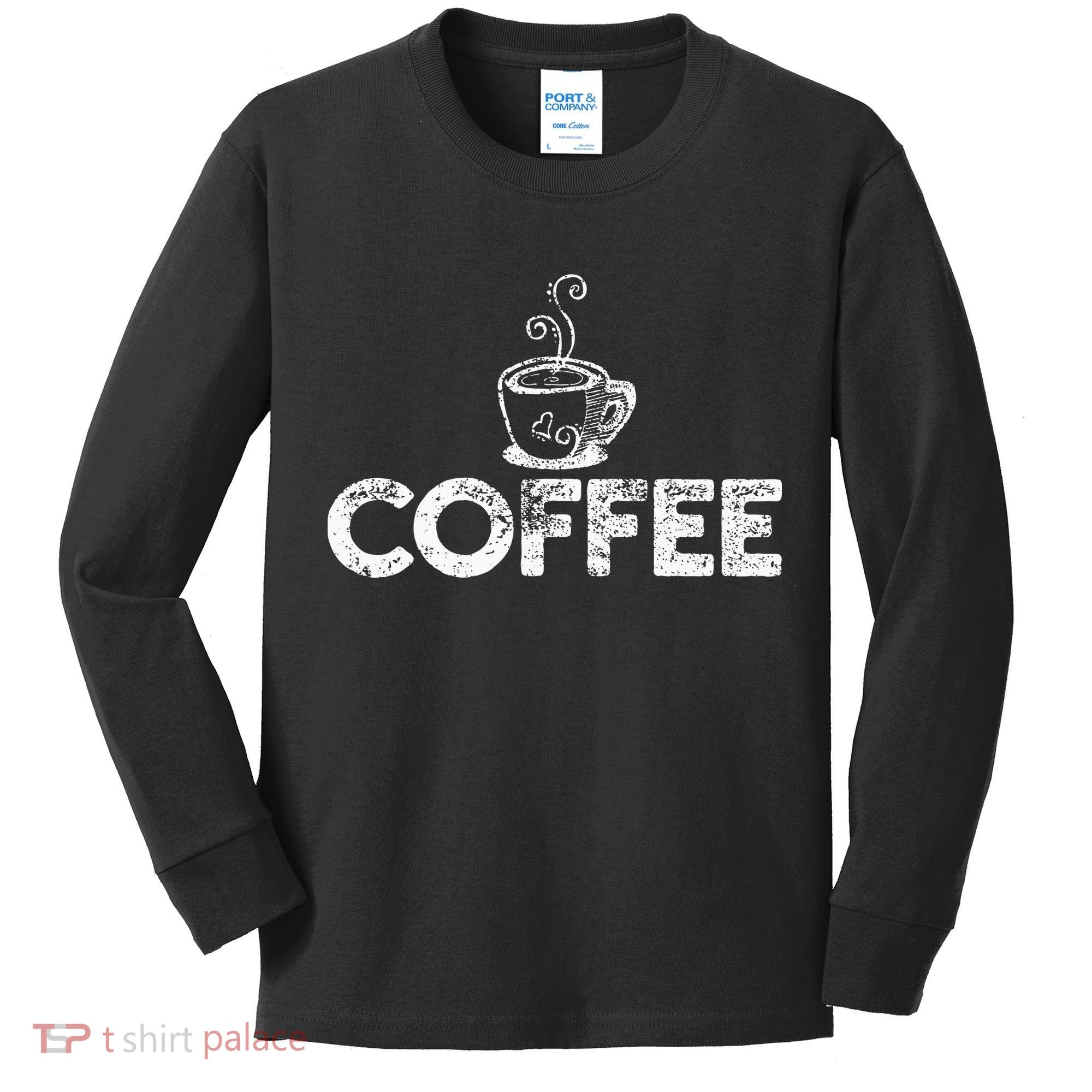Coffee Barista Kids Long Sleeve Shirt