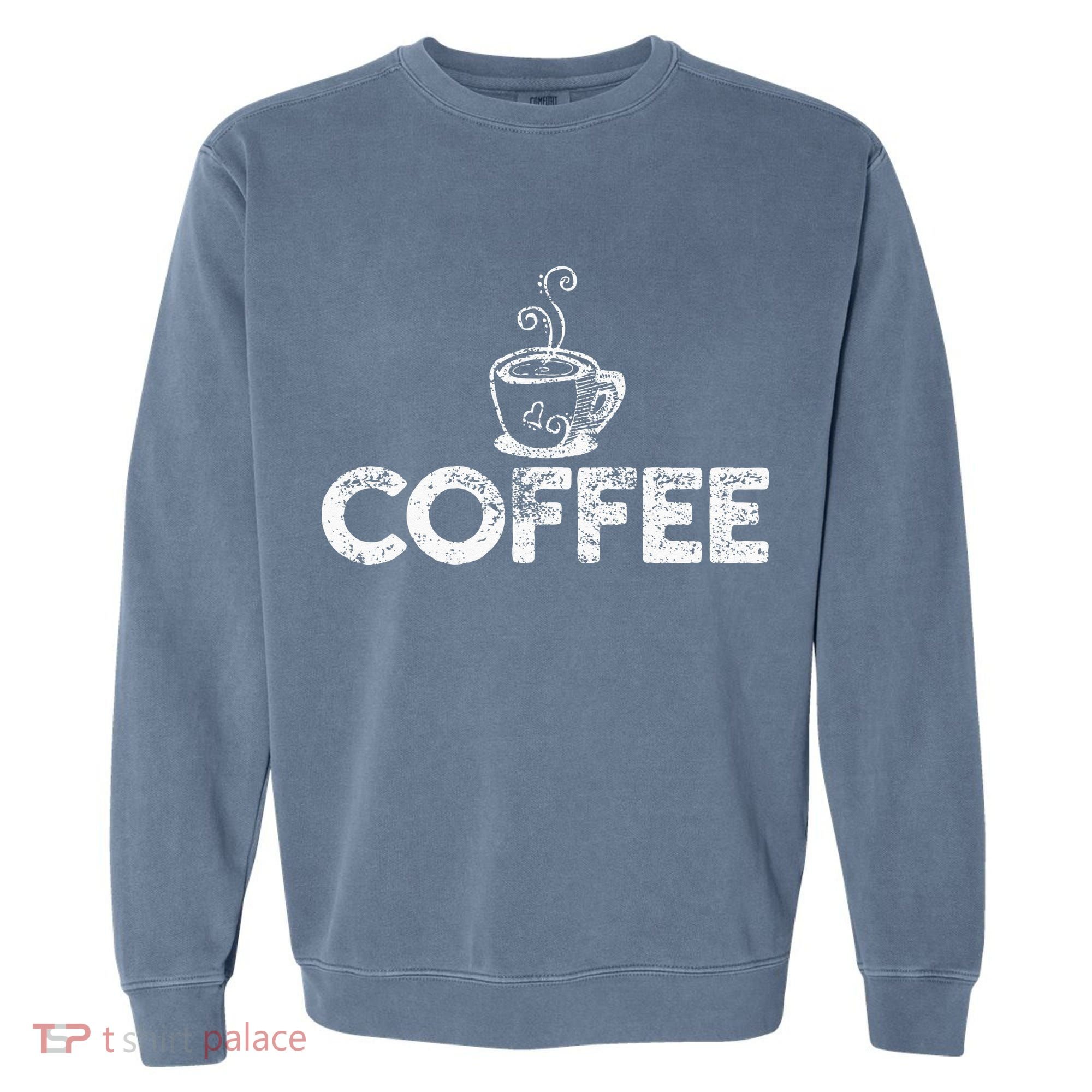 Coffee Barista Garment-Dyed Sweatshirt