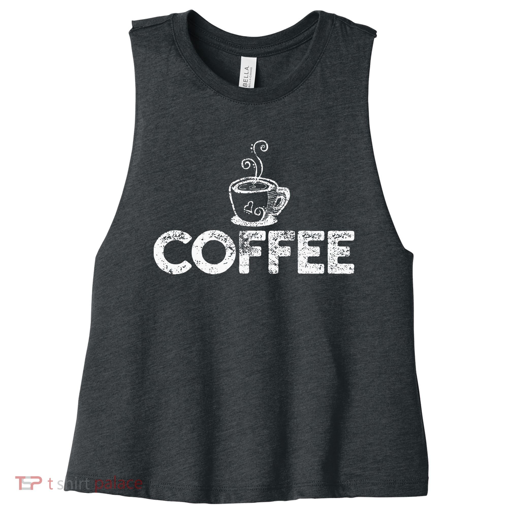 Coffee Barista Women's Racerback Cropped Tank