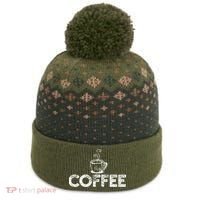 Coffee Barista The Baniff Cuffed Pom Beanie thumb 0
