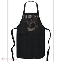 Chef Butcher Cook BBQ Id Smoke That Cow Beef Funny Gift Apron thumb 0