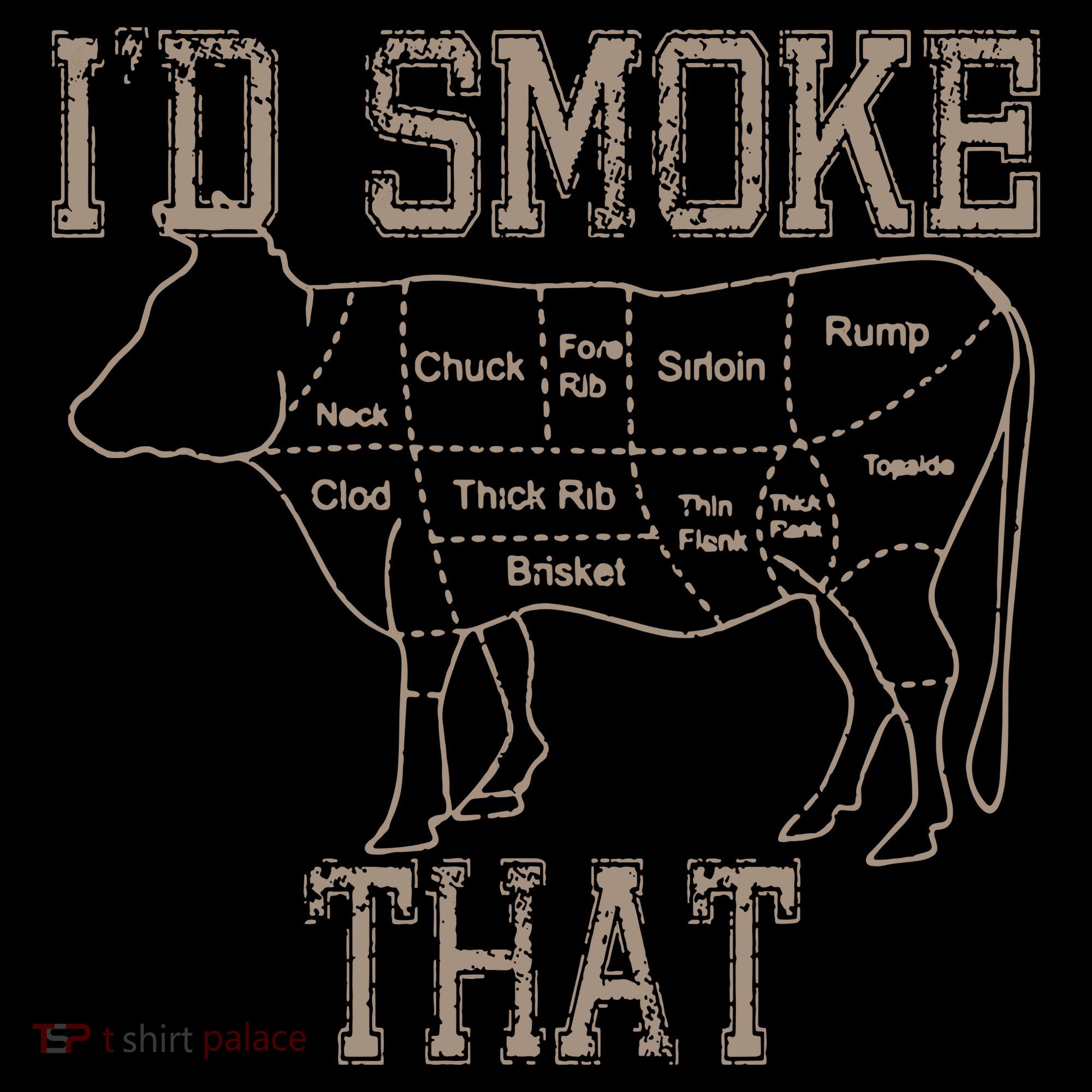 Chef Butcher Cook BBQ Id Smoke That Cow Beef Funny Gift Women's Hoodie
