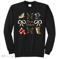 Camo Bow Coquette Dove Season Hunting Dove Hunter Hunt Girl Sweatshirt thumb 0