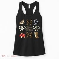 Camo Bow Coquette Dove Season Hunting Dove Hunter Hunt Girl Women's Tank Top thumb 0