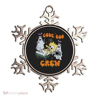 Code Boo Crew Funny Ghost Nurse Halloween Costume Ornament
