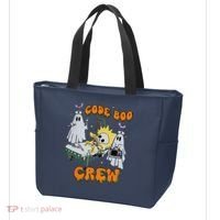 Code Boo Crew Funny Ghost Nurse Halloween Costume Tote Bag thumb 3