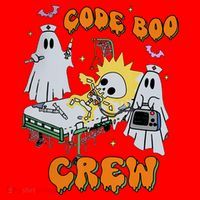 Code Boo Crew Funny Ghost Nurse Halloween Costume Santa Hat thumb 1