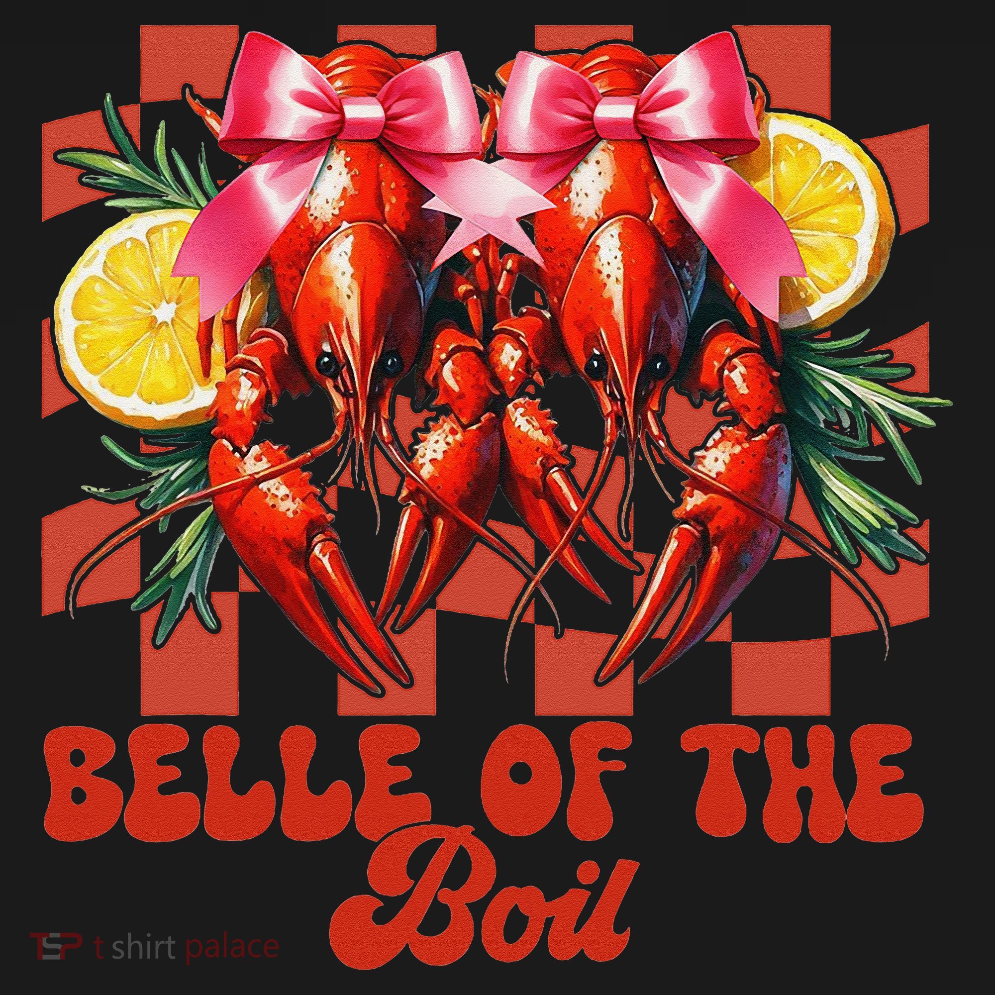 Crawfish Boil Coquette Bow Belle Of The Boil Cajun Seafood Women's Tank Top