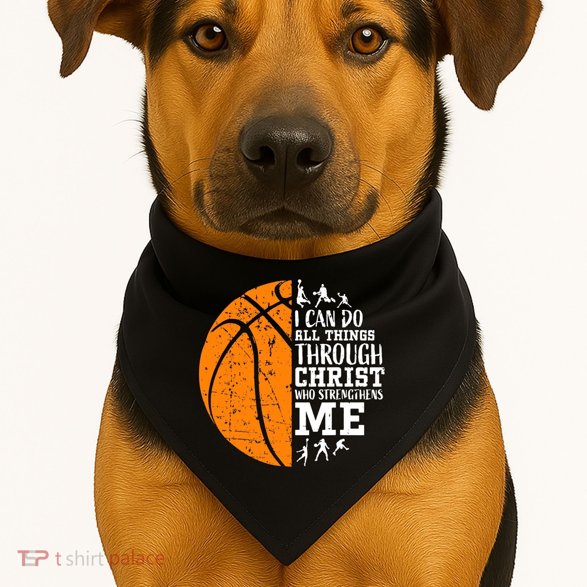 Christian Basketball USA-Made Doggie Bandana