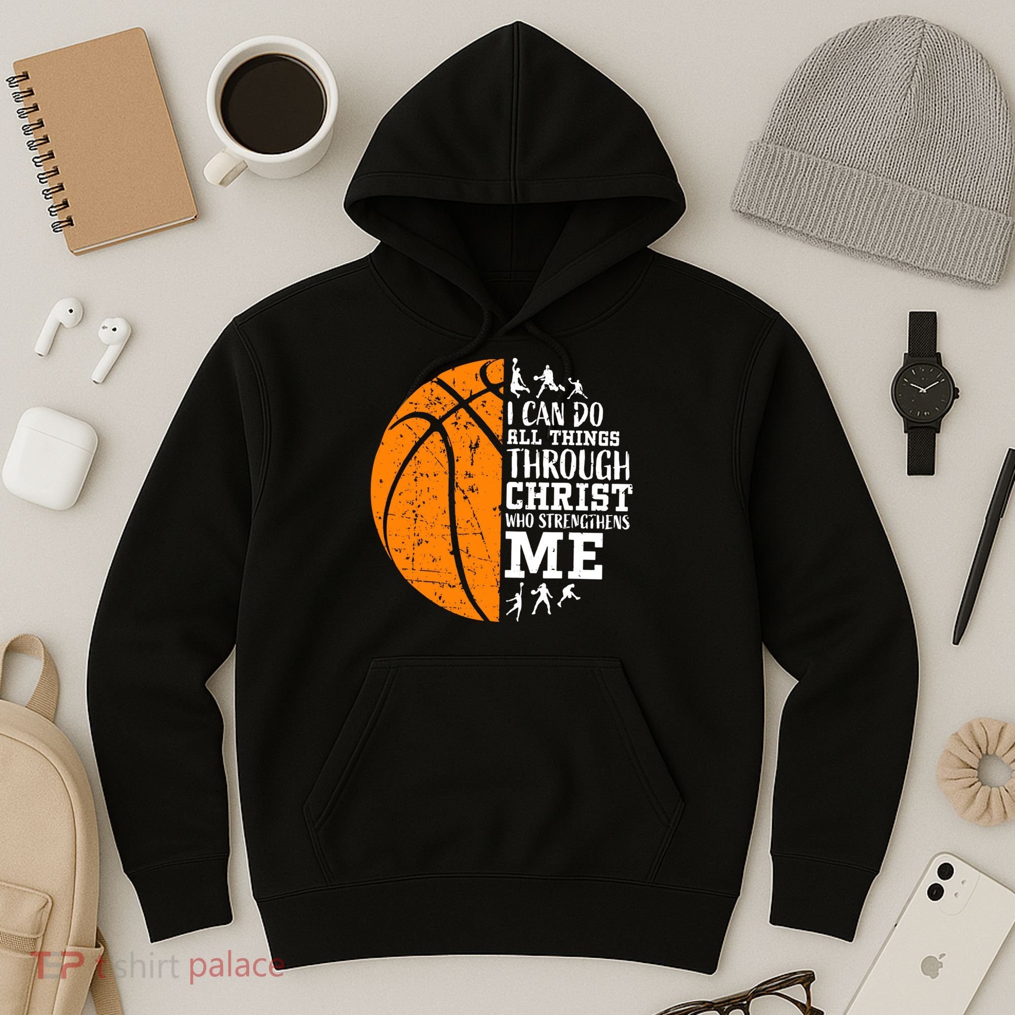 Christian Basketball Hoodie