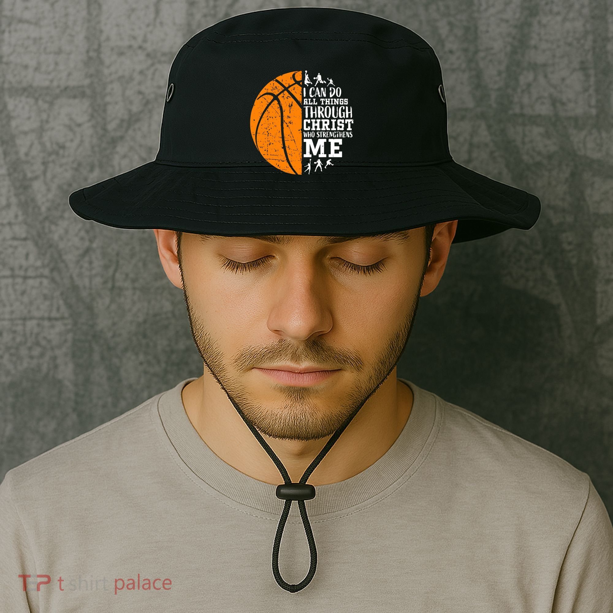 Christian Basketball Bucket Hat