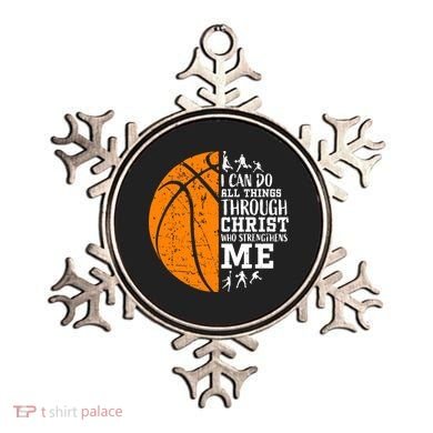 Christian Basketball Ornament