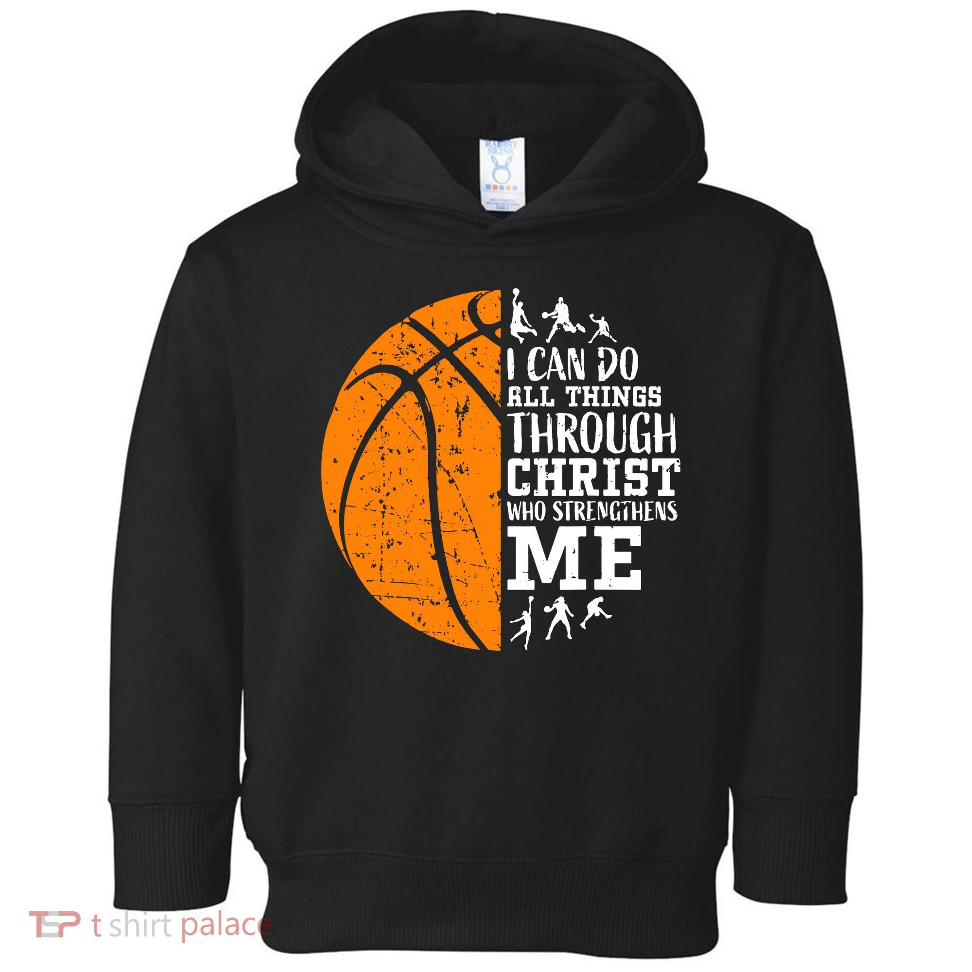 Christian Basketball Toddler Hoodie