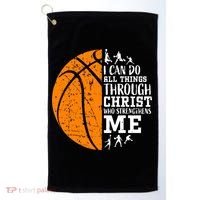 Christian Basketball Golf Towel thumb 0