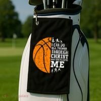 Christian Basketball Golf Towel thumb 2