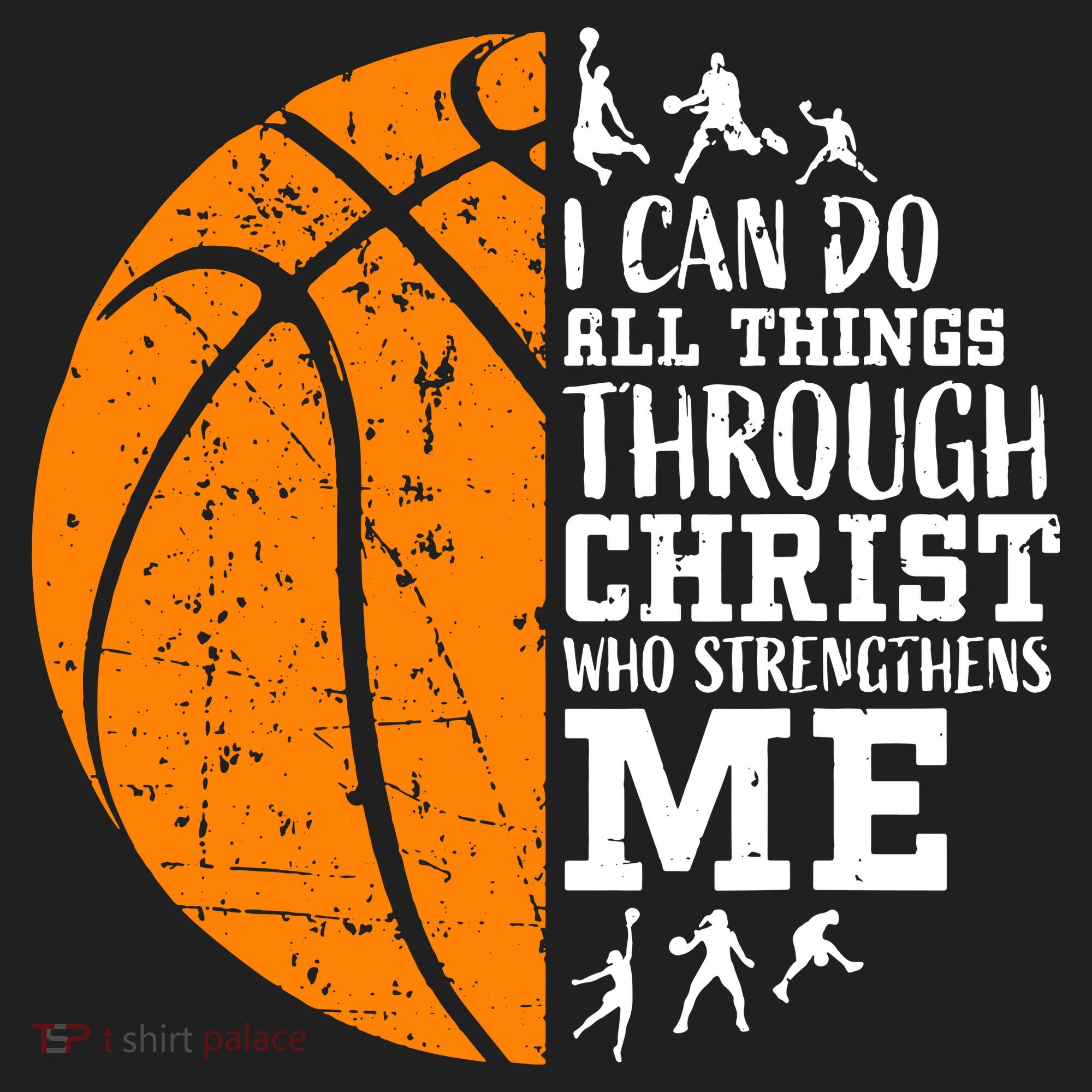 Christian Basketball Golf Towel