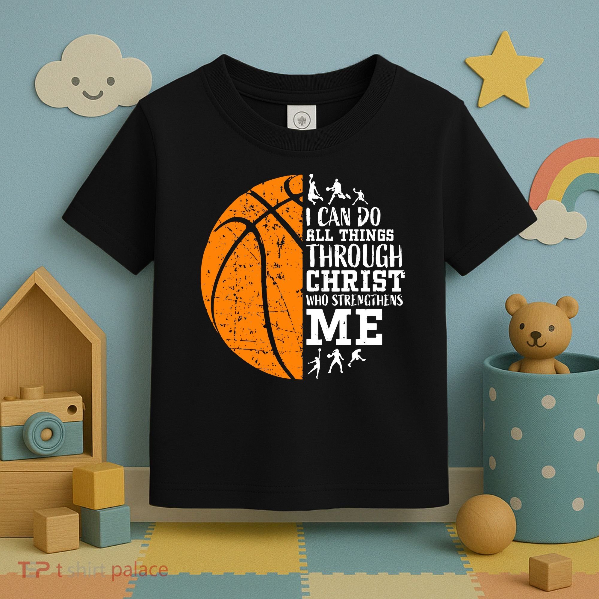 Christian Basketball Toddler T-Shirt