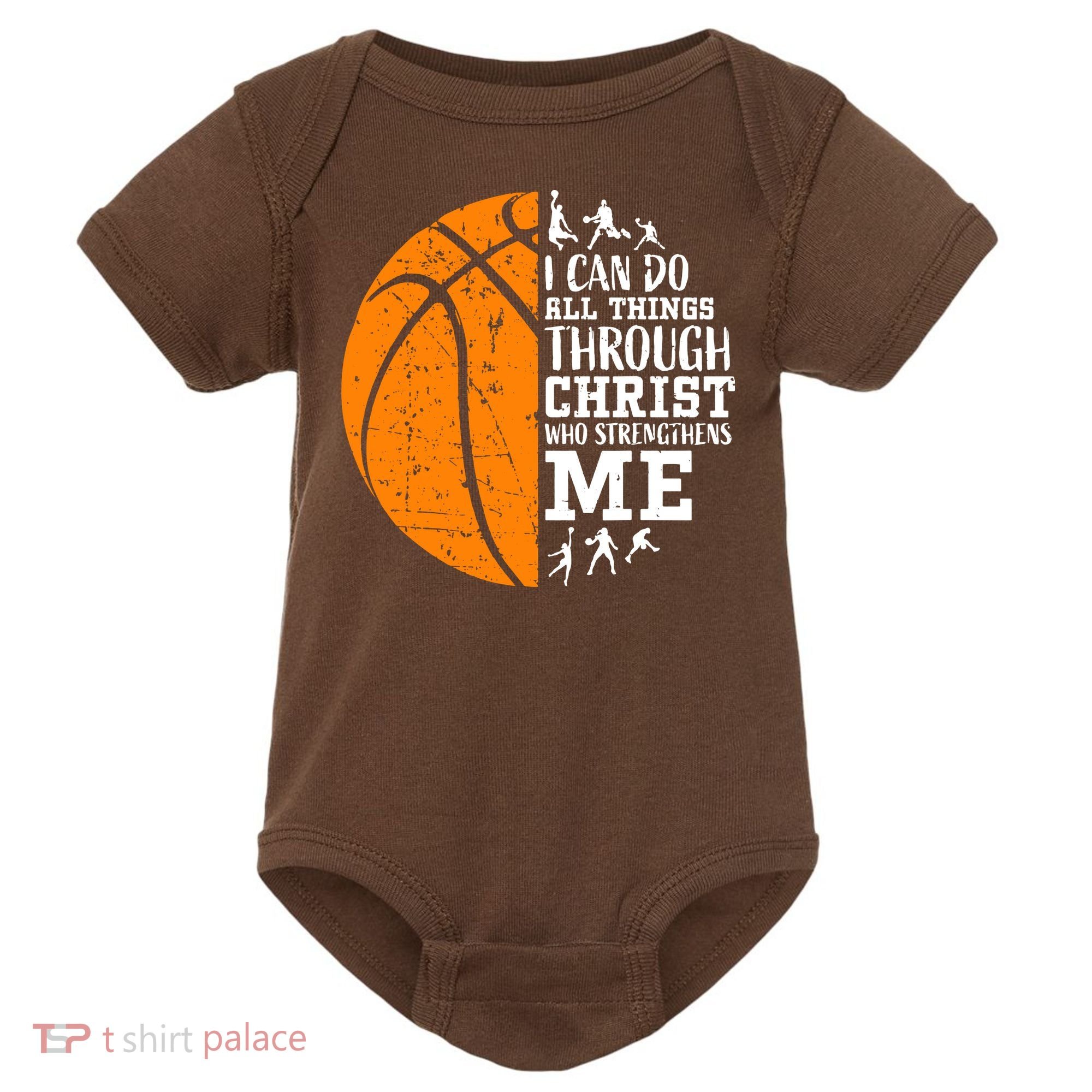 Christian Basketball Baby Bodysuit