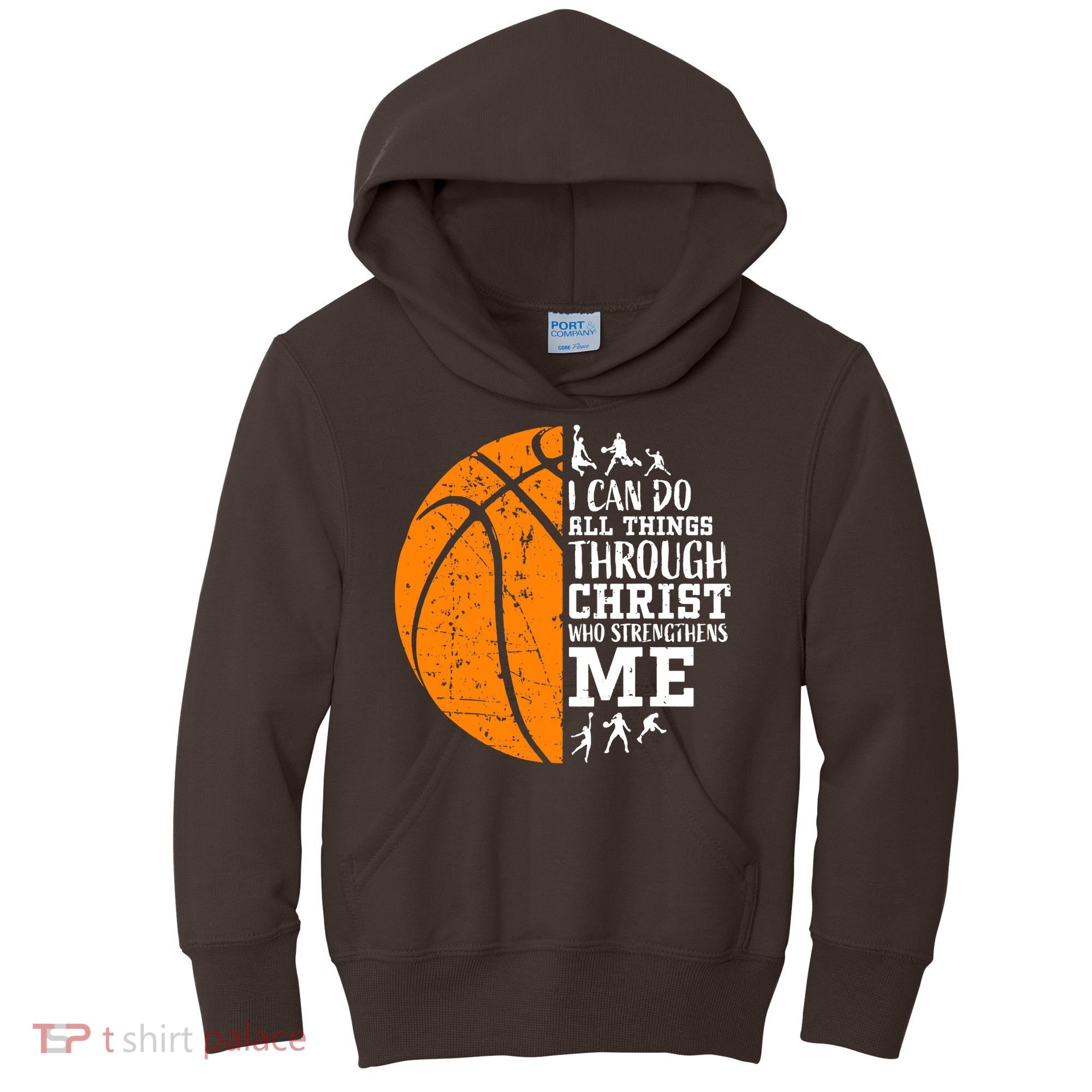 Christian Basketball Kids Hoodie