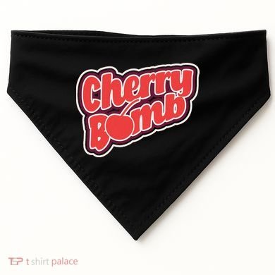 Cherry Bomb USA-Made Doggie Bandana
