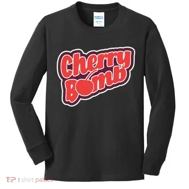 Cherry Bomb Kids Long Sleeve Shirt