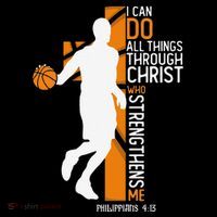 Christian Basketball Cross I Can Do All Things Through Jesus Coffee Mug thumb 5