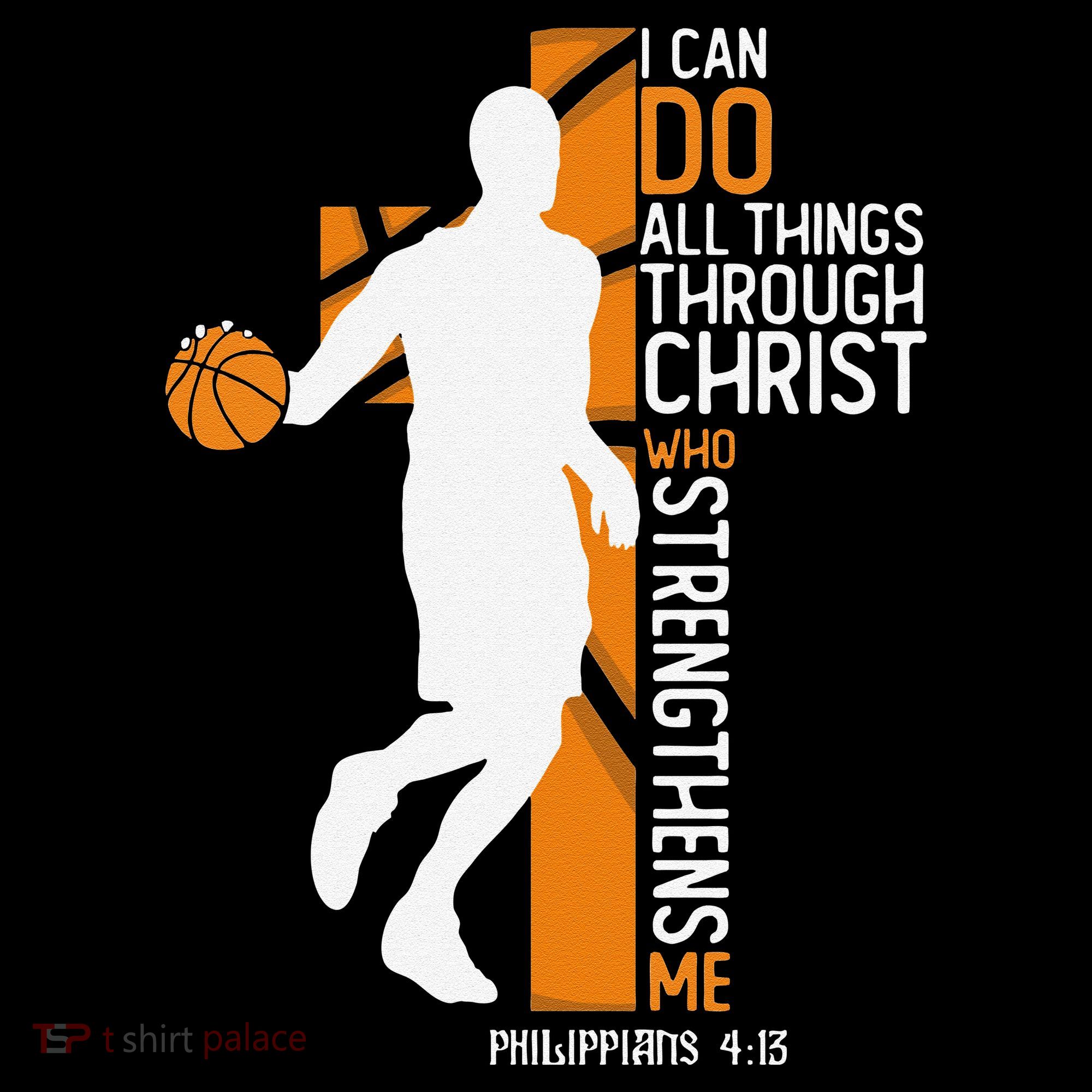 Christian Basketball Cross I Can Do All Things Through Jesus Coffee Mug